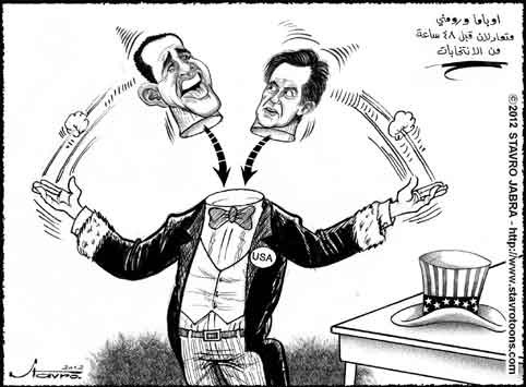 stavro-Elections amricaines- 48 heures du dbut des premiers dpouillements, les sondages nationaux montrent un sprint final serr entre Obama et Romney