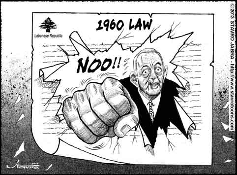 stavro-Berri said No elections based on 1960 law