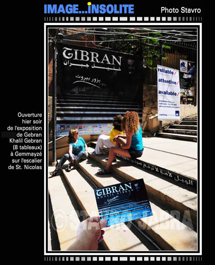photo stavro - Ouverture de l'exposition de Gebran Khalil Gebran à Gemmayzé