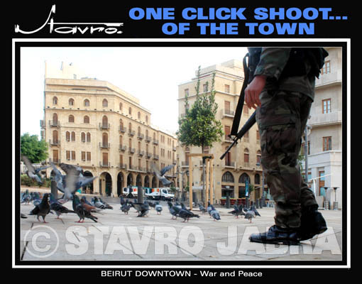 Beirut down town - War and Peace