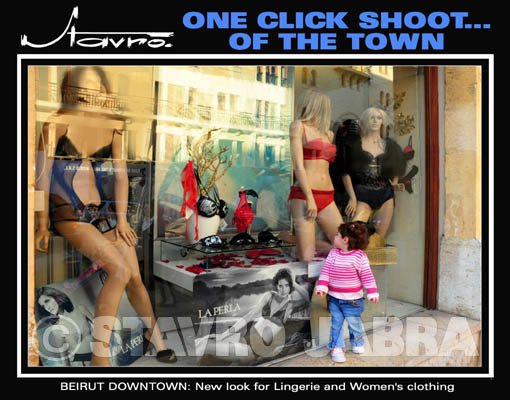 Beirut Downtown-New Look of Lingerie and Women's clothing