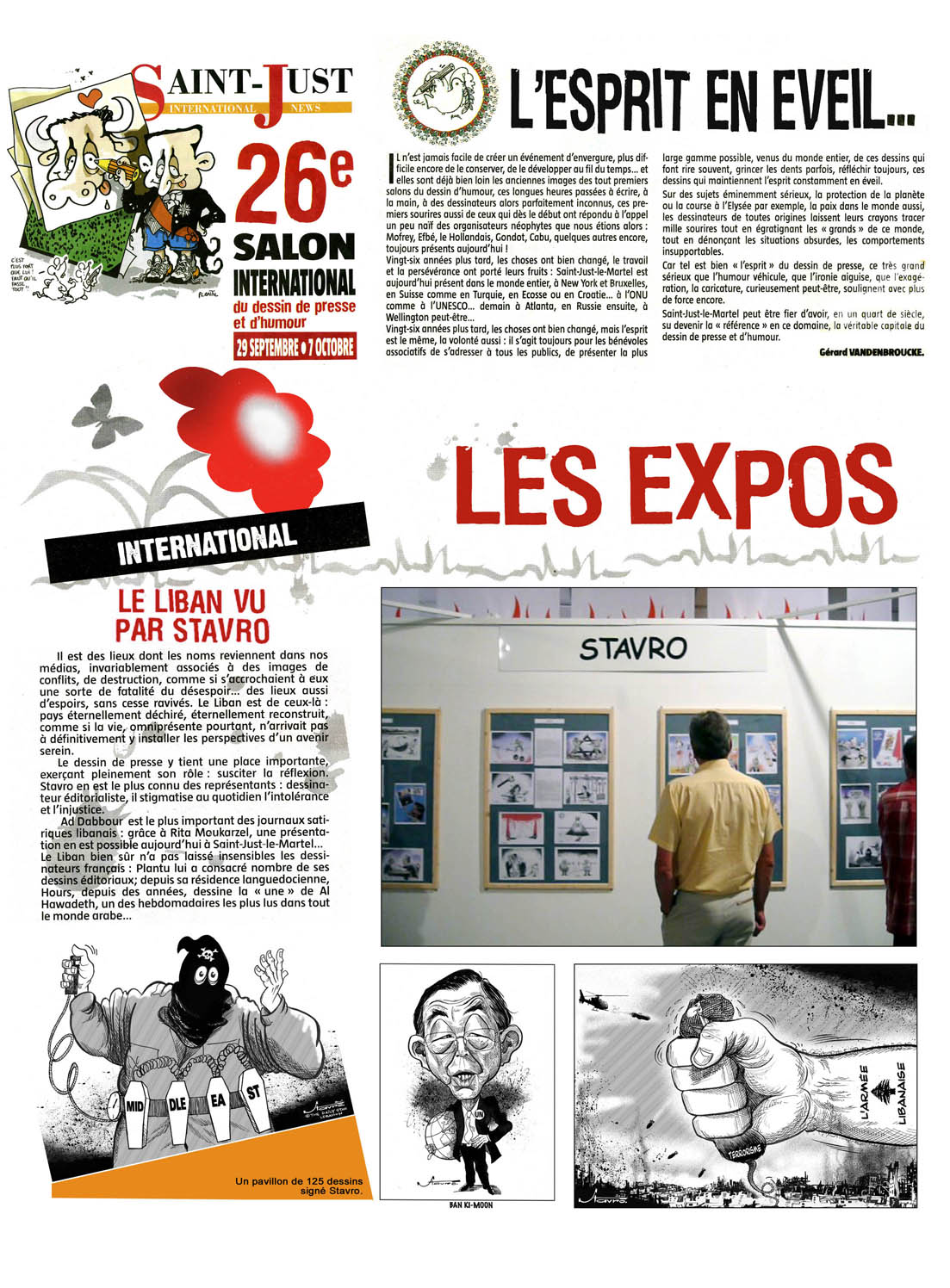 Sain Just - Le Martel, 26 Salon International de Desin de Presse et d'Humour
