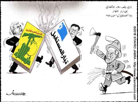stavro-Le dialogue entre Hezbollah et le Futur att�nue les tensions