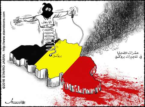 stavro-Belgique: Serie d'attaques terroristes � Bruxelles