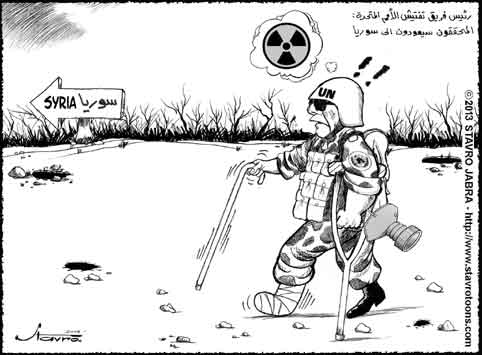 stavro- SYRIE: Les inspecteurs de l'ONU bient�t de retour.