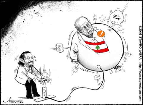 stavro-Pr�sidentielle: Hariri soutient le g�n�ral Michel Aoun et Berry persiste et signe devant les d�put�s: Je ne voterai pas pour Aoun.
