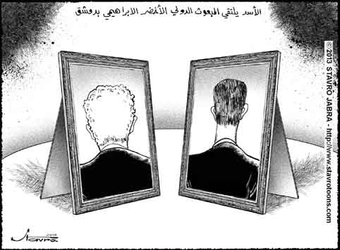 stavro - Rencontre Assad et Brahimi � Damas