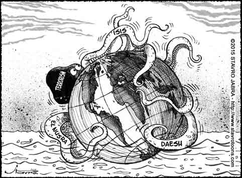 stavro- Globe terrorism octopus