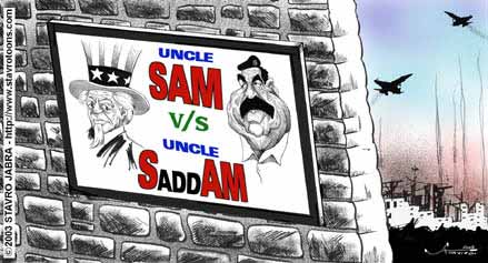 stavro 032703 s - Uncle Sam and uncle Saddam.jpg