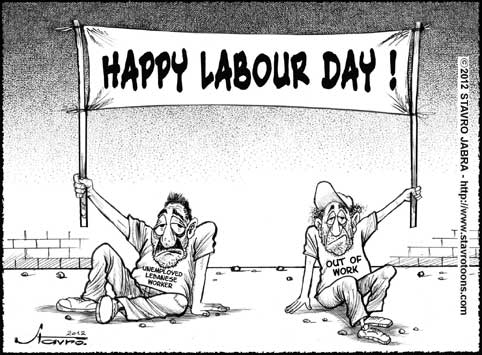 The labour Day in Lebanon
