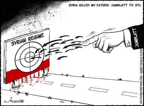 stavro- Syria killed my father: Jumblatt to STL
