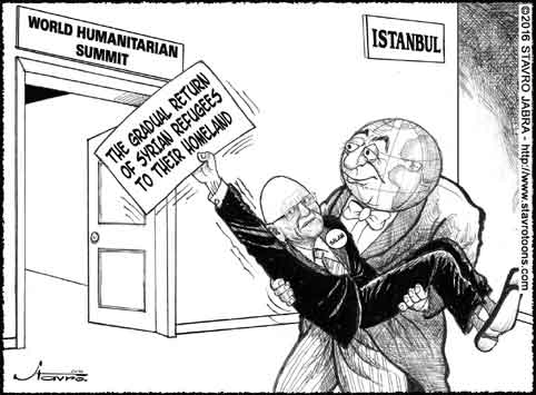 stavro-Lebanon PM Tammam Salam in Istanbul for World Humanitarian Summit.