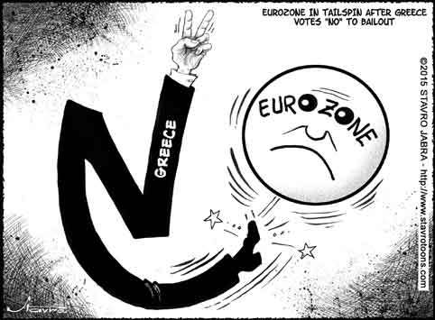 stavro-Eurozone in tailspin after Greece votes 