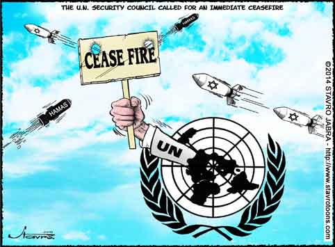 stavro-The U.N. Security Council called for an immediate ceasefire.
