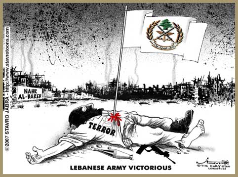stavro 090407 s - Lebanese army victorious.jpg
