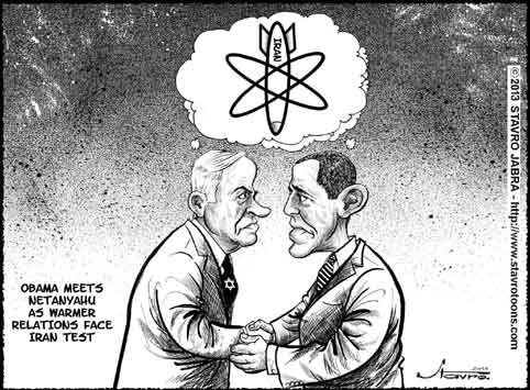 stavro- Obama meets Netanyahu as warmer relations face Iran test.