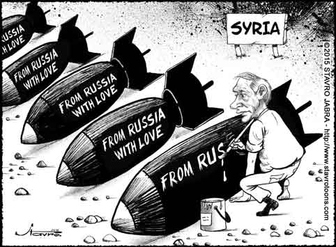 stavro-Putin's military intervention in Syria.