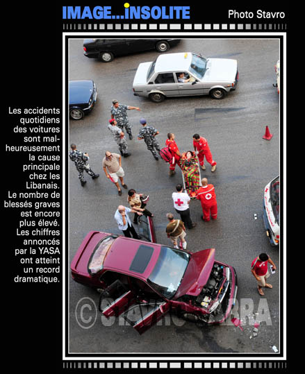 photo stavro - Les accidents quotidiens des voitures au Liban