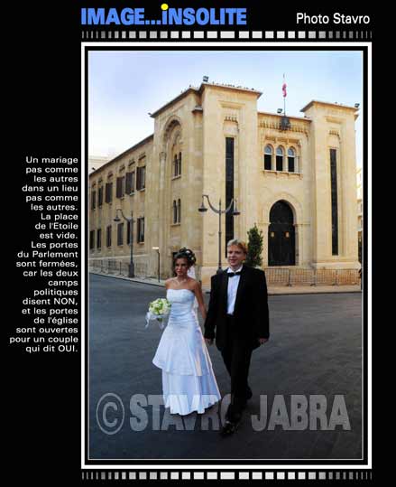 photo stavro - Un mariage pas comme les autres dans une place pas comme les autres, à la Place de l'Etoile, Beyrouth